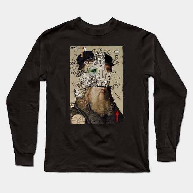 Leonardo deconstructed Long Sleeve T-Shirt by Loui Jover 